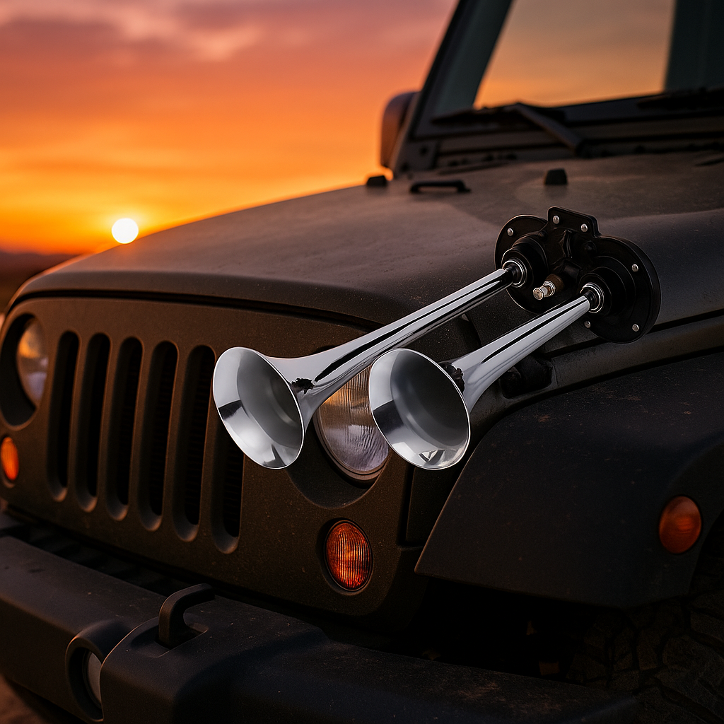 Klakson uniwersalny — idealny do samochodu, motocykla i ciężarówki 