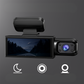 Dashcam Double Full HD Auto - Nočné videnie + Vnútorná kamera 