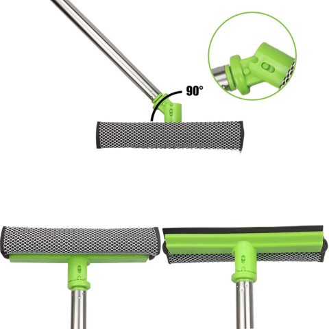 Multifunktionales Auto-Waschset — Verstellbarer Griff & Weiches Tuch 