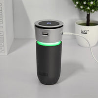 Bärbar Luftrenare Ionisator För Bil Med USB-kabel — Tar Bort Lukter Och Föroreningar 