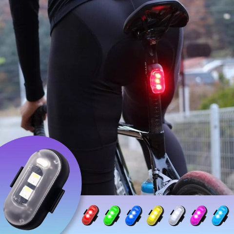 ضوء LED مضاد للاصطدام - ركوب الدراجات والدراجات النارية 