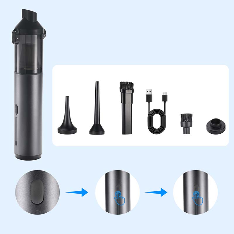 Högpresterande sladdlös bilsugare - snabb rengöring och bekväm användning